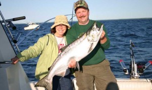 Great Reel Action King Salmon and big smiles all around. That's the result of all your frequently asked questions (faqs) answered.